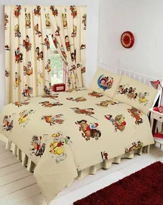 King Size Duvet Cover Set Thelwell Original Cartoon Vintage Bedding Designs - Imagen 1 de 1