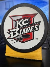 Kansas City Blades Hockey 1998-99 2000-01 IHL collectors puck