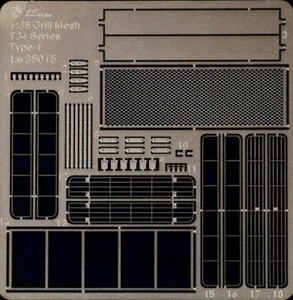 Maille de grille 1/35 pour accessoire modèle Dragon/Tamiya T-34 Type I LW35015 - Photo 1 sur 2
