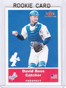 DAVID ROSS RC Chicago Cubs Baseball 2002 Fleer Tradition UPDATE ROOKIE CARD!