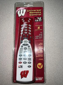 University of Wisconsin Badgers Universal Remote Control Brand New Sealed Box - Picture 1 of 2