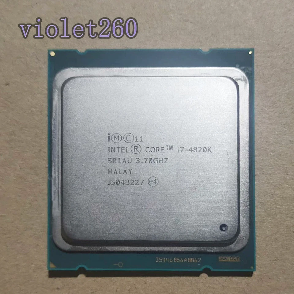 Intel Core i7-4820K FCLGA2011 CPU Processor 3.7GHz 4C/8T 10MB - Image 1 of 1