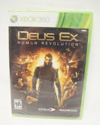 Deus Ex Human Revolution XBox 360 Eidos Square NTSC Sealed New Video Game - Image 1 of 2