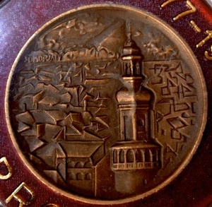 1277-1977 HUNGARY MEDALLION Celebrating 500 Years - Original Packaging-32mm Dia. - Picture 1 of 5