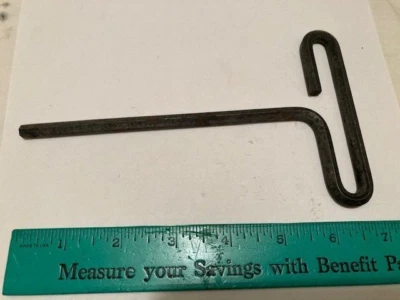 MADE IN USA - T HANDLE  1/4" Hex Key Allen Wrench - 7" OVERALL LENGTH - Image 1 of 4