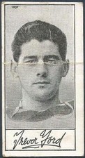 BARRATT-FAMOUS FOOTBALLERS A4 1956- #57-CARDIFF CITY-TREVOR FORD