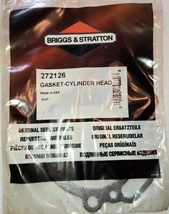 FABRICANTE DE EQUIPOS ORIGINALES BRIGGS & STRATTON 272126 junta de culata genuina - Imagen 1 de 3