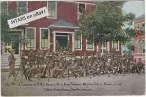 1907 SAN ANTONIO, TX, PEACOCK MILITARY COLLEGE POSTCARD - Picture 1 of 1