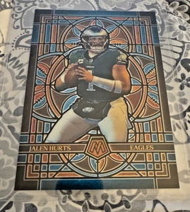 2025 Mosaik Philadelphia Eagles Jalen Hurts Buntglas Oversized Nr. 20 JUMBO - Bild 1 von 2