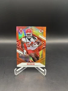 2021 Panini Phoenix Nick Bolton Fireburst Parallel Rookie Kansas City Chiefs 167 - Picture 1 of 2