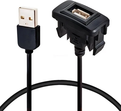 Para Toyota Corolla 09-19 Puerto USB Toma de corriente Coche Enchufe de carga Montaje empotrado Foto 1 de 4