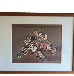 Yoshitoshi Mori xilografia giapponese stampa originale firmata ottima - Foto 1 di 6