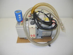 AGILENT EDWARDS G1099-80023 115V 2 STAGE ROTARY VANE VACUUM PUMP E2M1.5 - Picture 1 of 8