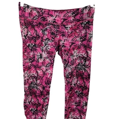 Pantalones de yoga Umbro para mujer talla grande rosa capris recortados compresión fútbol fútbol fútbol Foto 1 de 4