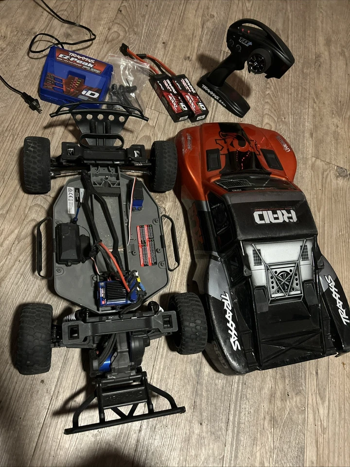 Camión de radiocontrol Traxxas Slash VXL 60 MPH LiPo - rojo Foto 1 de 1