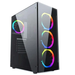 Case computer desktop ATX GEMBIRD CCC-FC-1500RGB Nero - Photo 1/5