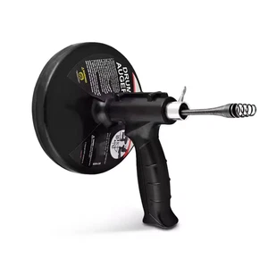 15 Ft. Trommelbohrer Stahl Sanitär Abflussschlange mit Abflussreinigungskabel - Bild 1 von 12