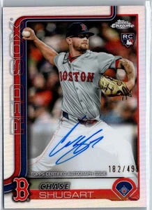 2025 Topps Chrome Baseball Chase Shugart Rookie Auto #RA-CS Refractor /499 - Picture 1 of 2