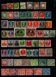 GERMAN STATES--TERRITORIES ASSORTED USED LOT - Picture 1 of 2