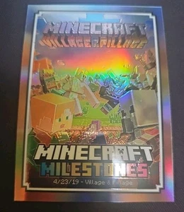 2024 Panini Minecraft Village & Pillage Minecraft Milestones SSP - Picture 1 of 6