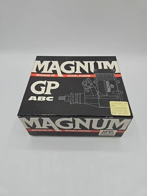 Magnum GP 40/GP ABC-R/C Schneurie Airplane Engine With Muffler. - Image 1 of 2