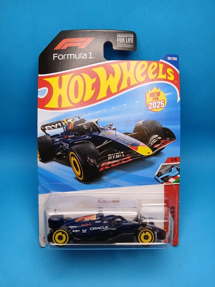Hot Wheels 2025 Oracle Red Bull Racing F1 Track Aces HYW10 Malaysia Card