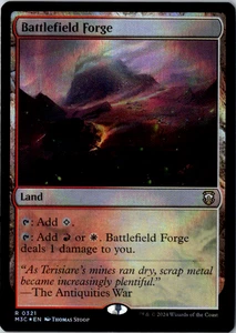Battlefield Forge (Ripple Foil) R Commander: Modern Horizons 3 321 - Bild 1 von 1