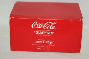 DEPARTMENT 56 SNOW VILLAGE "DELIVERY MEN" COCA-COLA SET OF 2 5480-1 1994 - Picture 1 of 12