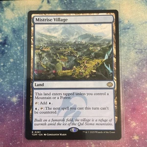 Mistrise Village (REGULAR) x1 - MTG Tarkir: Dragonstorm TDM #261 - Picture 1 of 1