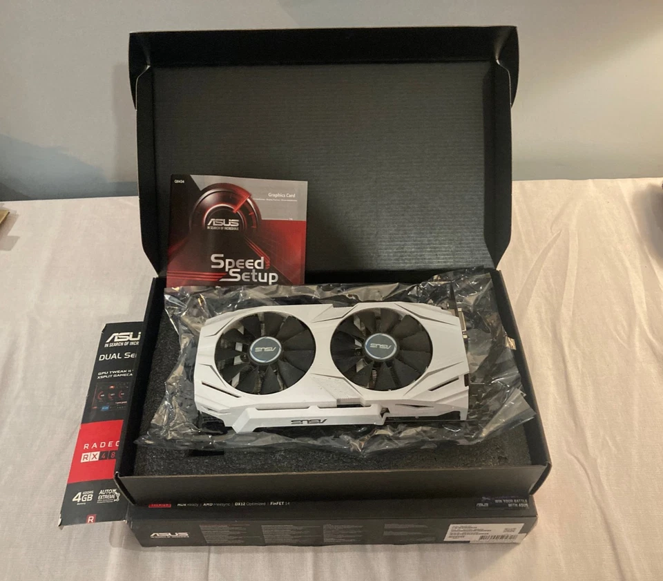 Asus Radeon RX480 4GB GDDR5 Dual Series Graphics Card - Image 1 of 4