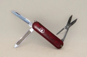 Victorinox Swiss Army Knife; Small Multi-Tools; Red Pocket Knife, File, Scissors - Picture 1 of 5