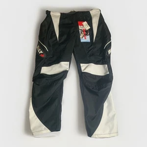 Pantalón de moto todoterreno Bilt para mujer talla 7/8 - blanco y negro nuevo con etiquetas - Imagen 1 de 17