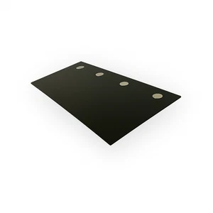 Full Size Medal Court Mounting Plate [ 4 Medals ] | 128mm x 75mm [Without Pre-Dr - Picture 1 of 2