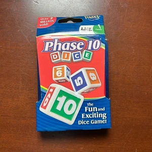 Phase 10 Dice 2008 Fundex Games The Fun and Exciting Dice Game! Tin New In Box - Picture 1 of 6