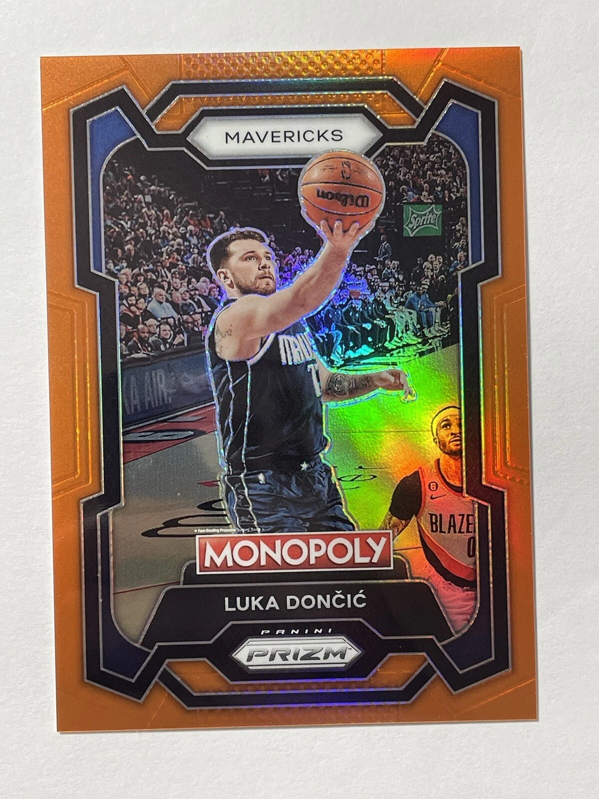 2023-24 Panini Prizm Monopoly #22 Luka Doncic Orange /124 Dallas Mavericks