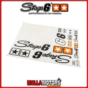 S6-0502/W SCHEDA ADESIVI STAGE 6 MKII 50CM X 35CM BIANCO - Foto 1 di 5