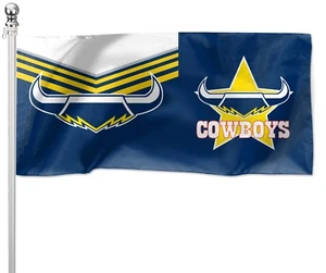North QLD Queensland Cowboys Pole Flag LARGE 1800 x 900mm pole not included Gift - Picture 1 of 12