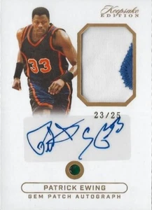 🔥 Parche Gema Patrick Ewing 2024 Edición Deportiva Recuerdo AUTO 23/25 Knicks 🔥🏀 - Imagen 1 de 2
