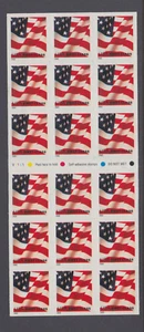 US #3625a Flag First Class (37c) Complete ATM Booklet of 18 Mint Never Hinged - Picture 1 of 2