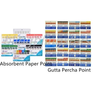 Dental Gutta Percha Point Taper 0.02 0.04 0.06/Root Canal Absorbent Paper Points - Picture 1 of 27
