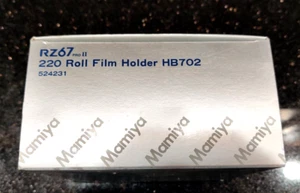 Mamiya RZ67 II 220 Rollfilm Rückseite NUR BOX - BITTE BESCHREIBUNG LESEN - Bild 1 von 4