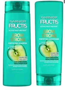 2er-Set Garnier Fructis Shampoo 12,5 flüssige Unzen & Conditioner 12 flüssige Unzen stark wachsen - Bild 1 von 3
