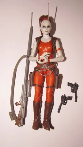 Star Wars Black Series 6" figure Aurra Sing complete & excellent Cover