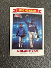 1990 Fleer Nolan Ryan #417 300 Victories - Astros -HOF
