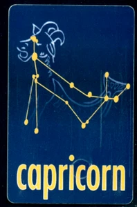 2000 Capricorn , Zodiac sign, Horoscope,Tierkreiszeichen,Romania,used Phone card - Picture 1 of 2