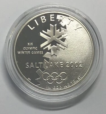 2002 Salt Lake Winter Olympic Games Proof Silver - Image 1 of 2