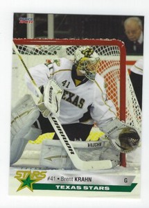 2010-11 Texas Stars (AHL) Brent Krahn (goalie)