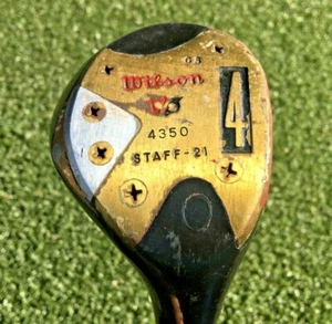 Wilson CS 4350 Staff-21 4 Wood / RH / Stiff Steel ~42" / New Grip / mm2939 - Picture 1 of 9