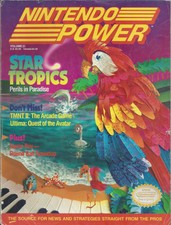 Nintendo Power - Volume 21, February 1991 - Startropics with Metal Storm poster