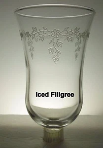 Tazza votiva trasparente filigrana ghiacciata goffrata interni casa - Foto 1 di 1